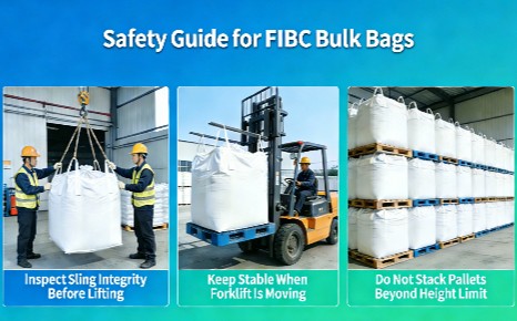 Spesifikasi Keselamatan untuk Pengangkatan FIBC, Pengoperasian Forklift, dan Penumpukan Palet